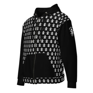 Motor City Riot All-Over Print Zip Hoodie