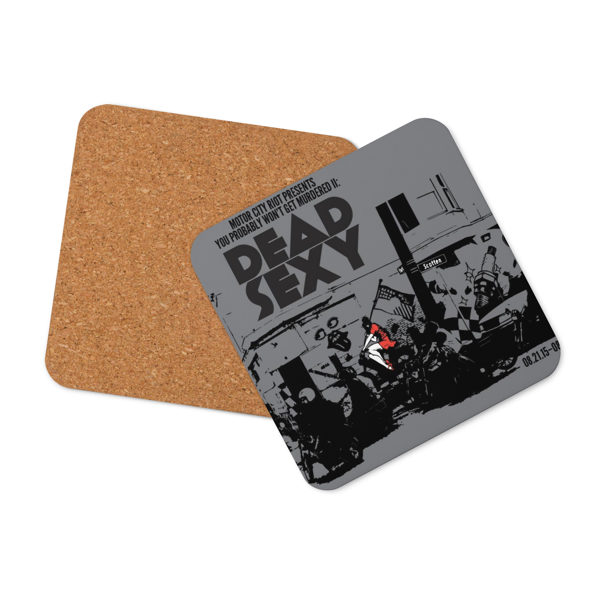 YPWGM2: Dead Sexy Rally Commemorative Cork-back Coaster