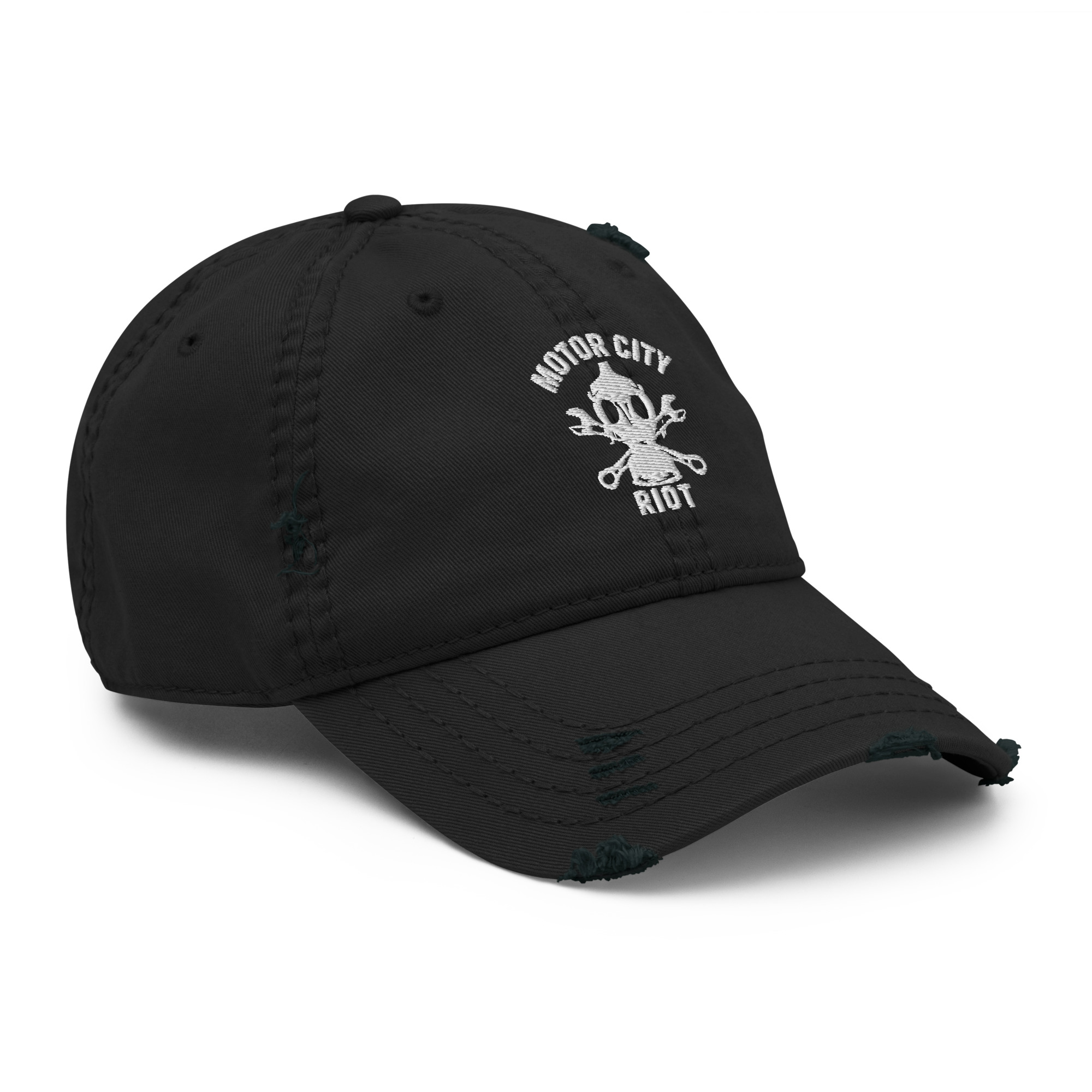 Motor City Riot Distressed Dad Cap - Image 3