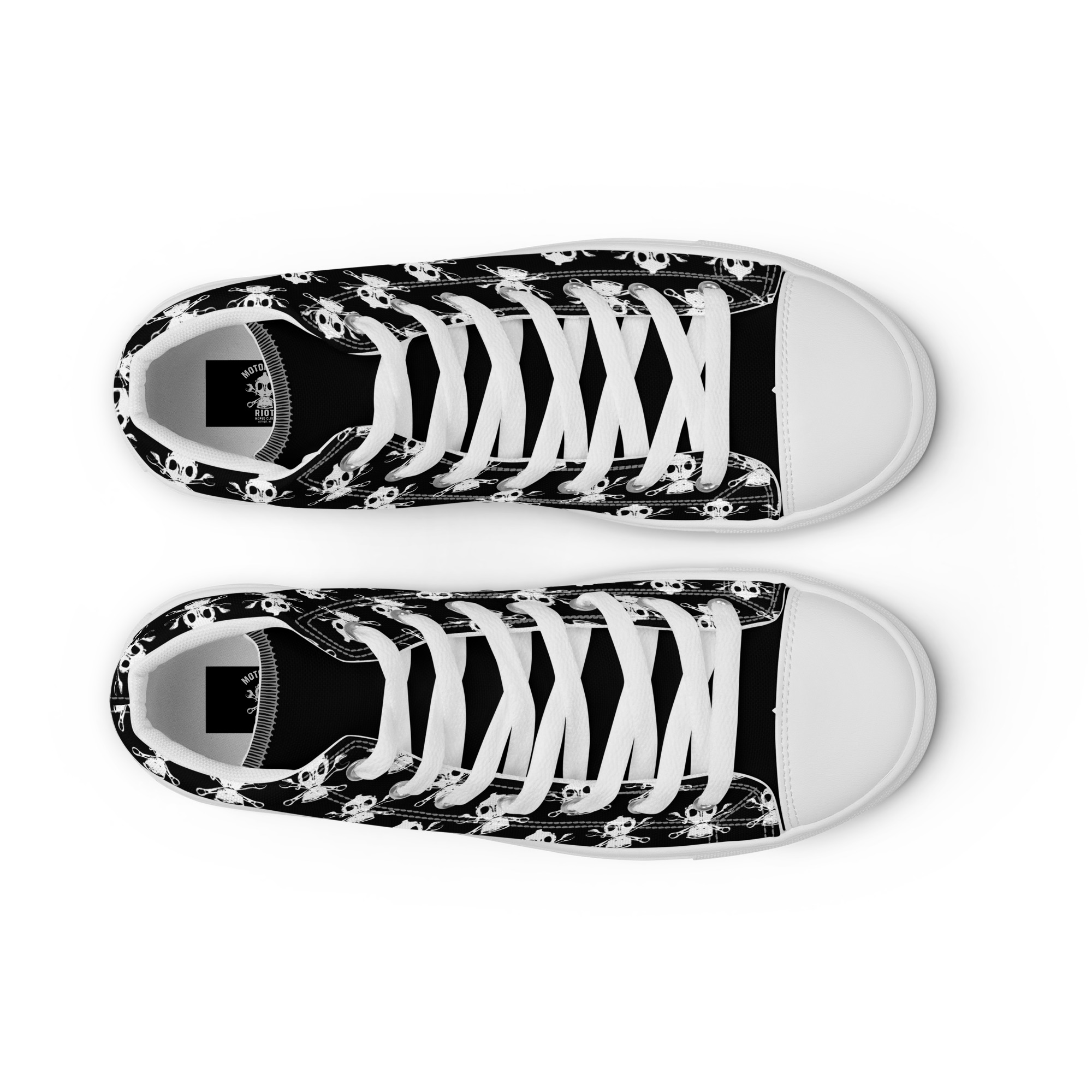 Motor City Riot Men’s high top canvas shoes - Image 2