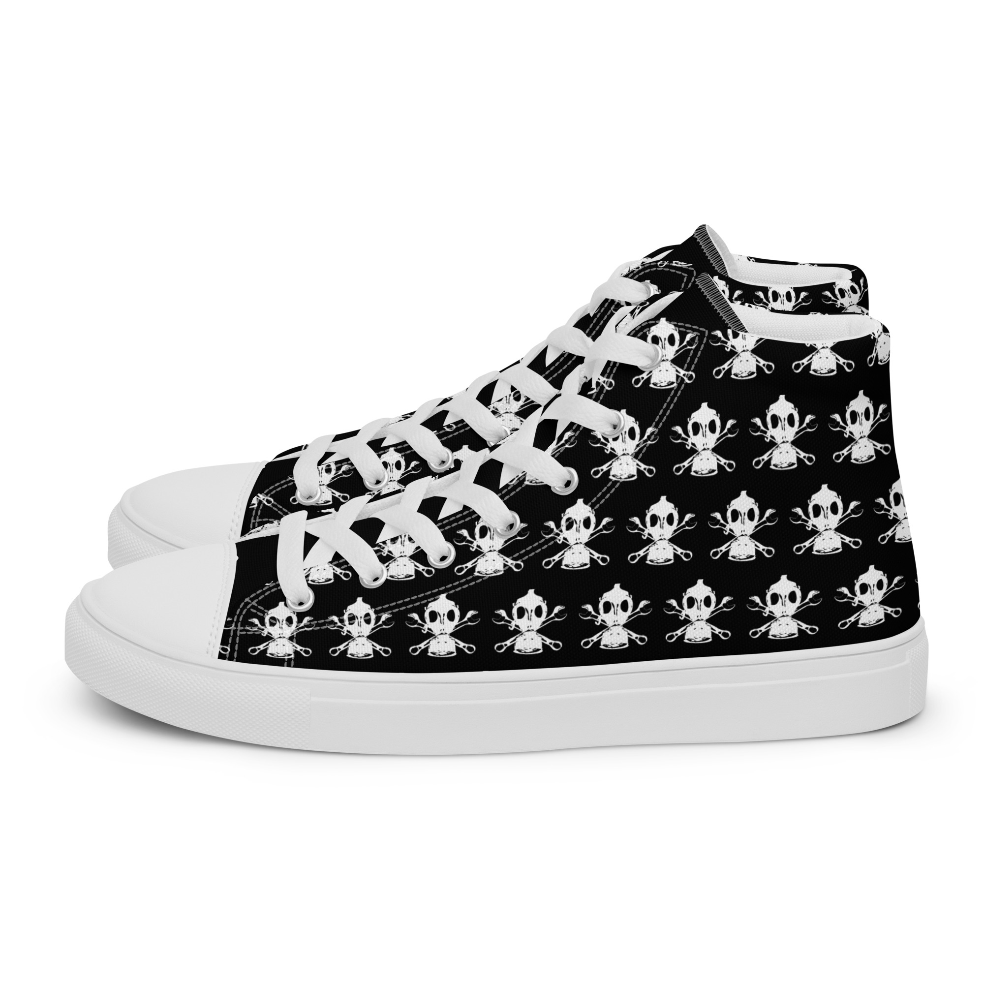 Motor City Riot Men’s high top canvas shoes - Image 8