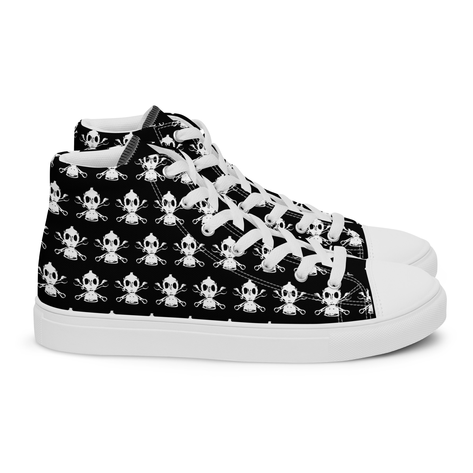 Motor City Riot Men’s high top canvas shoes - Image 9