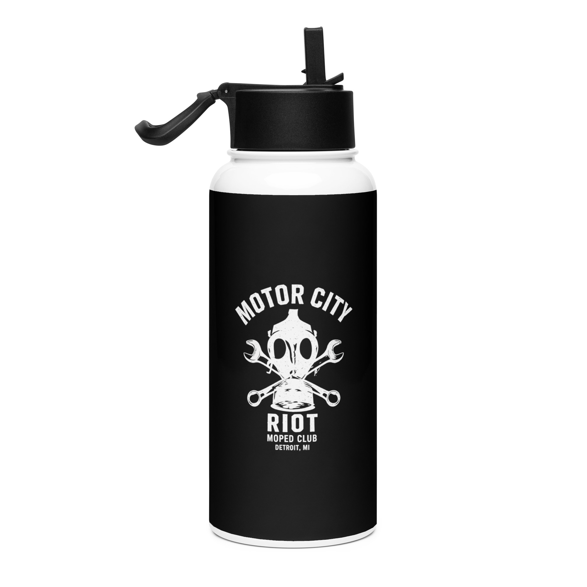 MCR Stainless steel water bottle with straw lid - Image 4